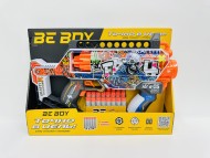 Автомат "BeBoy", 7-и зарядный барабан, 24 софт-патрона в комплекте, в/к 36,5*7*26 см